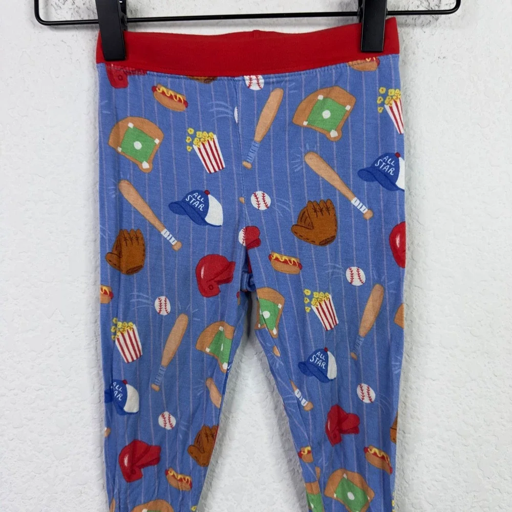 Little Sleepies PJ Pants‎ 2PC Bundle 2T 18-24M Bamboo Farm Animal Baseball